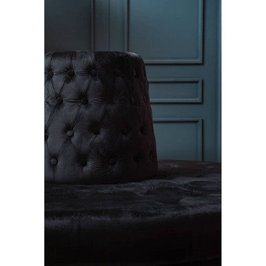 Hartford Black Velvet Modular Round Sofa