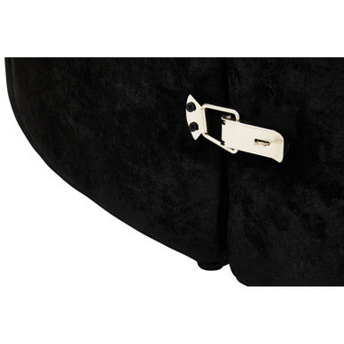 Hartford Black Velvet Modular Round Sofa