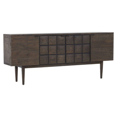Recycled Dark Oak Wood Sideboard
