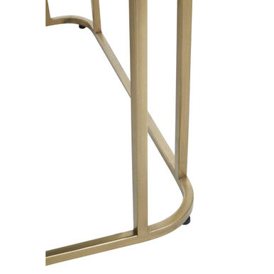Ella Gold Finish Mirrored Top Coffee Table