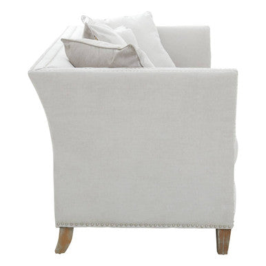 3 Seater Grey Fabric Sofa | Sutton