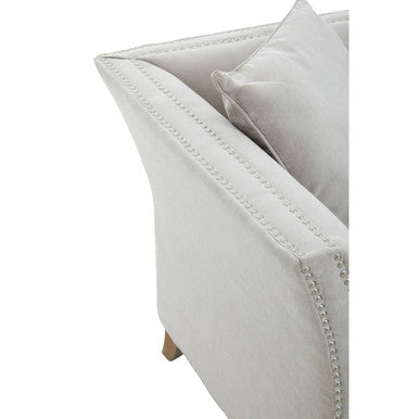3 Seater Grey Fabric Sofa | Sutton