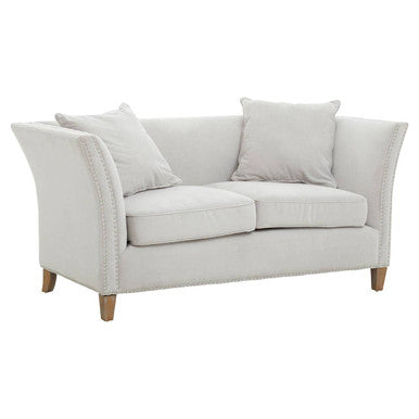 2 Seater Grey Fabric Sofa | Sutton