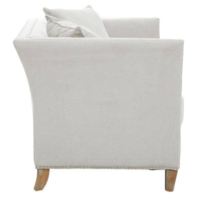 2 Seater Grey Fabric Sofa | Sutton
