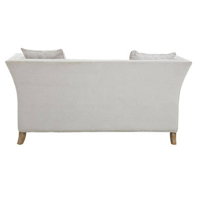 2 Seater Grey Fabric Sofa | Sutton