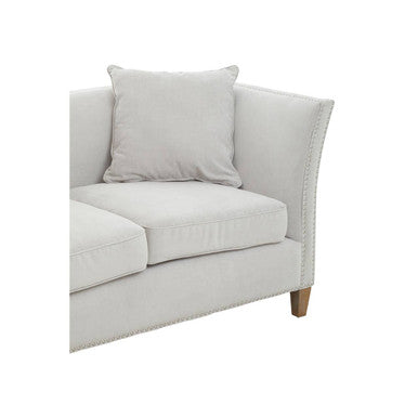 2 Seater Grey Fabric Sofa | Sutton