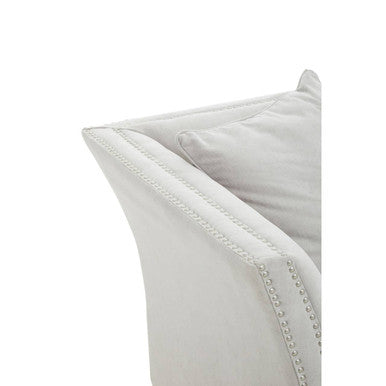 2 Seater Grey Fabric Sofa | Sutton