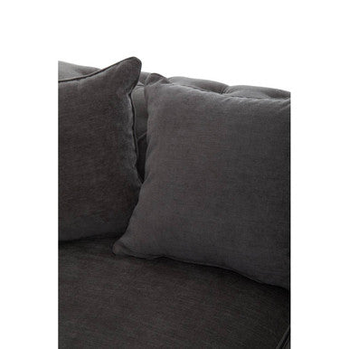 Spencer Grey Fabric 3 Seater Sofa