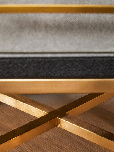 Cadiz Grey Shagreen Effect 1 Drawer Side Table