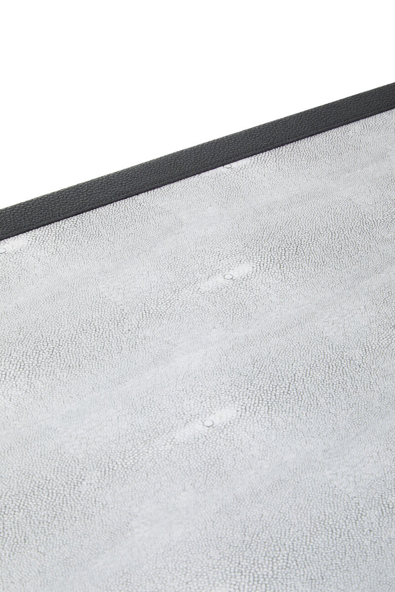 Cadiz Grey Shagreen Effect 4 Door Sideboard