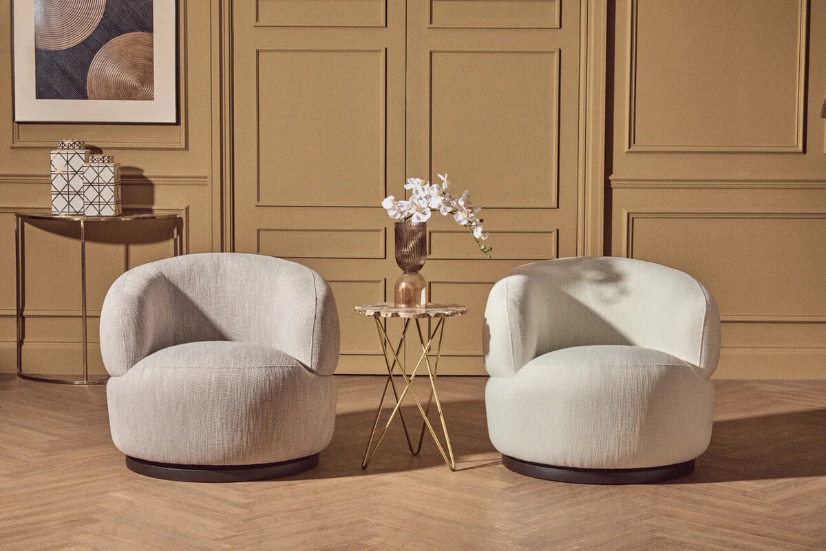 Jaipur Agate and Gold Finish Side Table