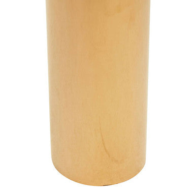 Oria Clear Glass Round Side Table with Rose Gold Finish Frame