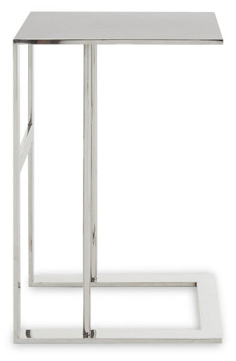 Oria Silver Finish Side Table