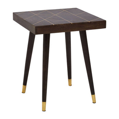 Naro Dark Finish Mango Wood Side Table