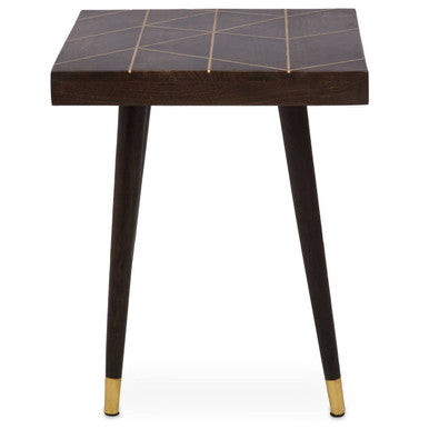 Naro Dark Finish Mango Wood Side Table