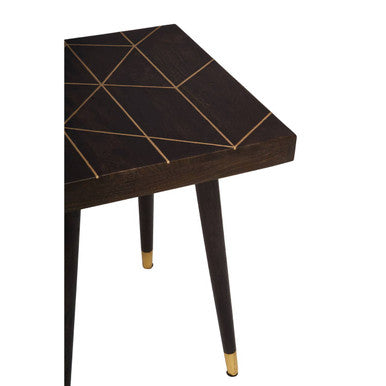 Naro Dark Finish Mango Wood Side Table