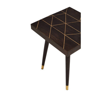 Naro Dark Finish Mango Wood Side Table
