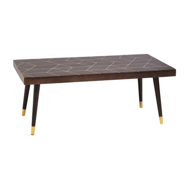 Naro Dark Finish Mango Wood Coffee Table