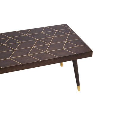 Naro Dark Finish Mango Wood Coffee Table