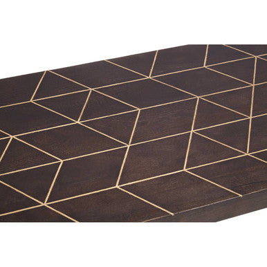 Naro Dark Finish Mango Wood Coffee Table
