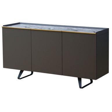 Grey Marble Top Sideboard