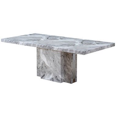 Munich Marble Dining Table Grey