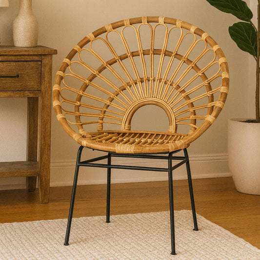 Java Natural Rattan Sunflower Chair
