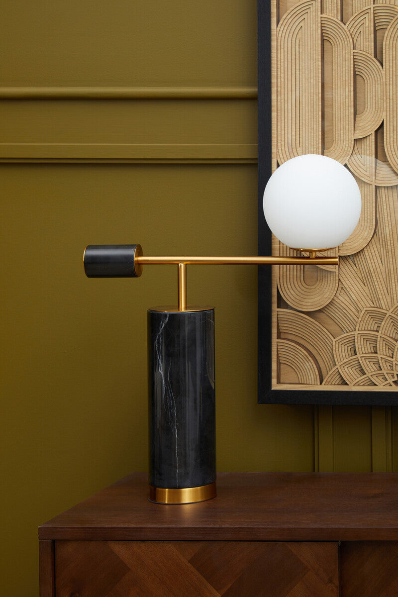 Brando Acacia Veneer Sideboard with Antique Brass Finish Legs