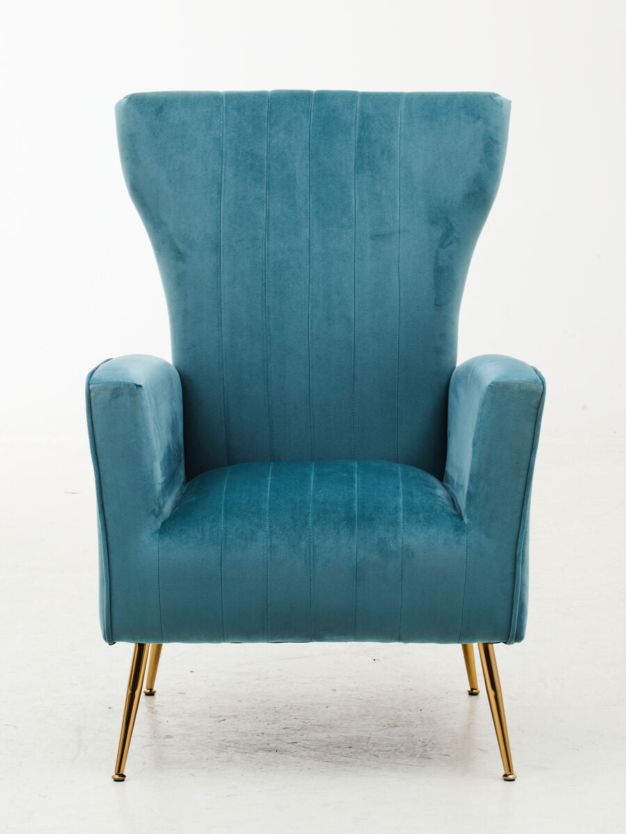 Zamora Green Velvet Accent Chair