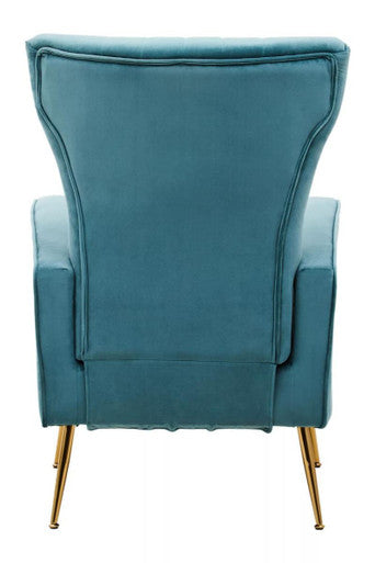 Zamora Green Velvet Accent Chair