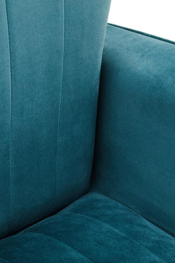 Zamora Green Velvet Accent Chair