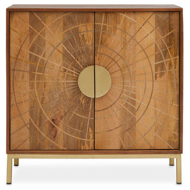 Sona Natural Mango Wood 2 Door Sideboard