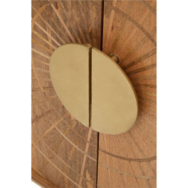 Sona Natural Mango Wood 2 Door Sideboard