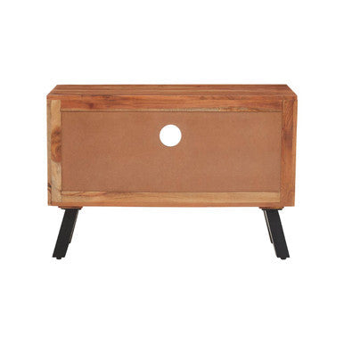 Nashik Natural Acacia Wood Small Media Unit