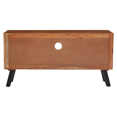 Nashik Natural Acacia Wood Large Media Unit