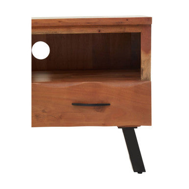 Nashik Natural Acacia Wood Large Media Unit