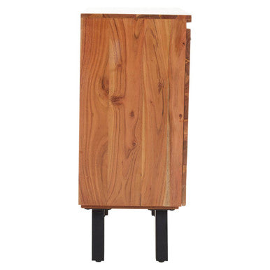 Nashik Natural Acacia Wood 1 Door and 3 Drawer Sideboard