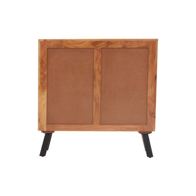 Nashik Natural Acacia Wood 1 Door and 3 Drawer Sideboard