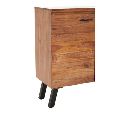 Nashik Natural Acacia Wood 1 Door and 3 Drawer Sideboard