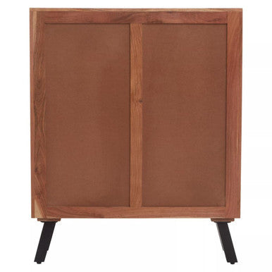 Nashik Natural Acacia Wood 9 Drawer Chest