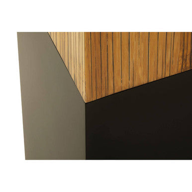 Gabor Black and Natural Bamboo Console Table