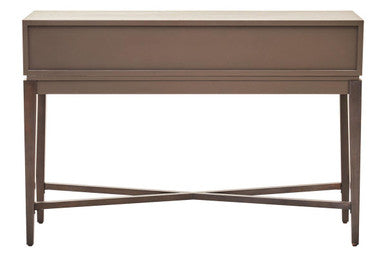 Dimaro Antique Grey Finish 2 Drawer Console Table