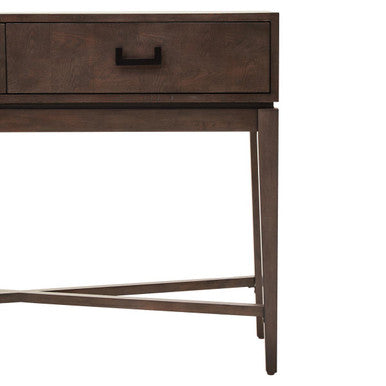 Dimaro Antique Grey Finish 2 Drawer Console Table