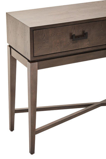 Dimaro Antique Grey Finish 2 Drawer Console Table