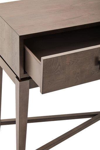 Dimaro Antique Grey Finish 2 Drawer Console Table