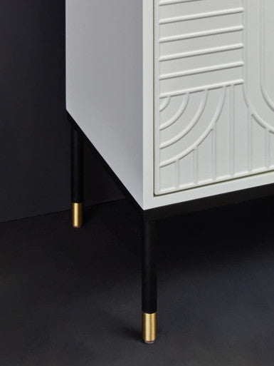 Danta Off White Wood Effect 2 Door Sideboard