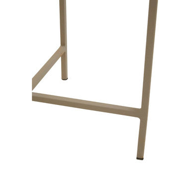 Corra Grey and Gold Finish Set of 3 Round Tray Side Tables