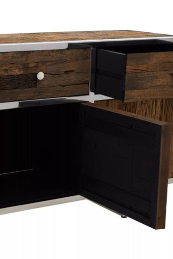 Kerala Natural Recycled Wood 3 Door and 3 Drawer Sideboard