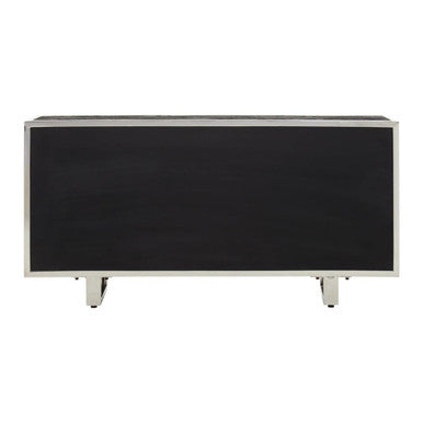 Kerala Black Recycled Wood 3 Door and 3 Drawer Sideboard