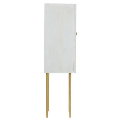 Satara Cream Finish Mango Wood Cabinet